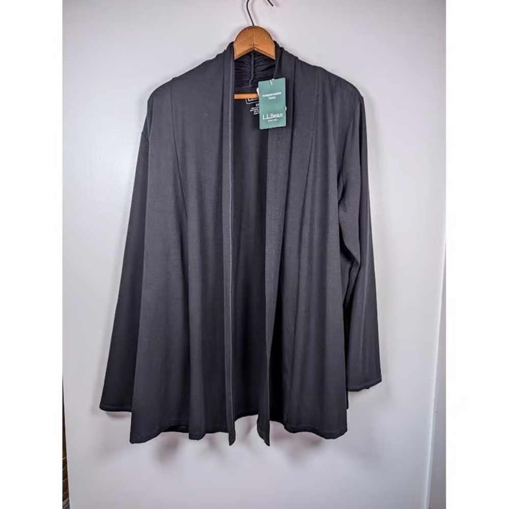 L.L. Bean Women's Charcoal Cardigan